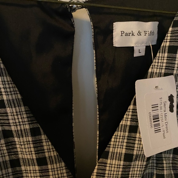 Black and White plaid mini dress from Park & Fifth - Picture 2 of 7